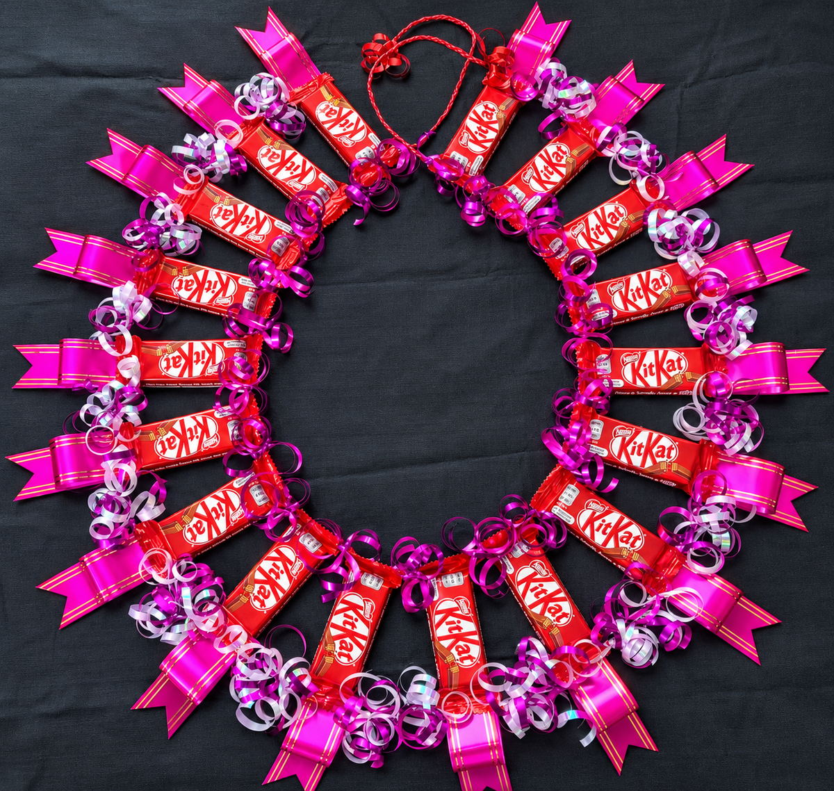Pink & White Kitkat