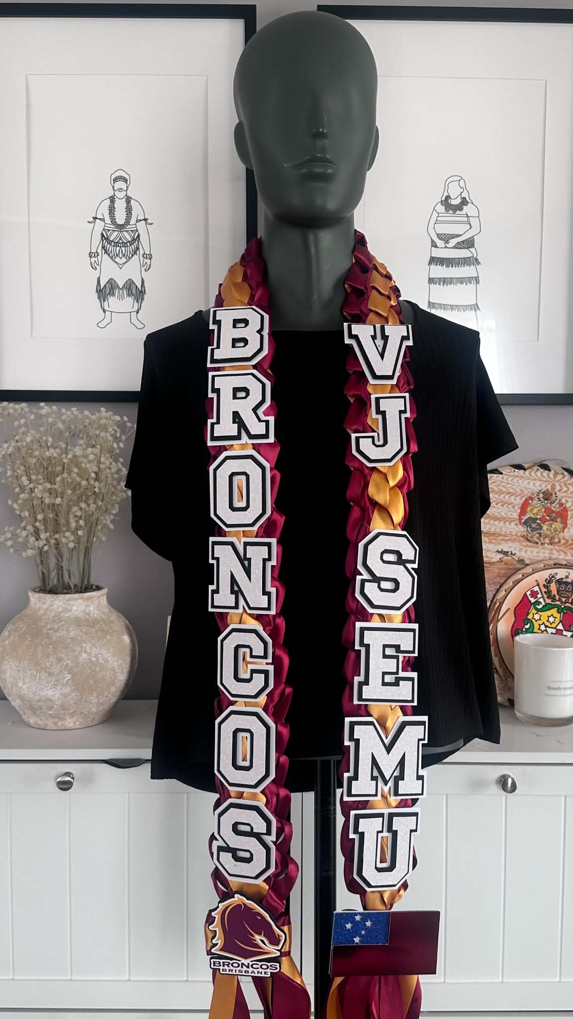 Adult Customised Ribbon Kahoa